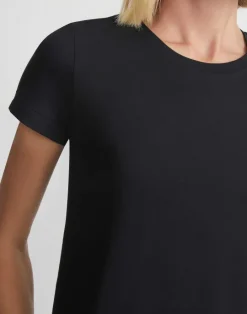 Hot Lafayette 148 New York Cotton Jersey Modern Tee White