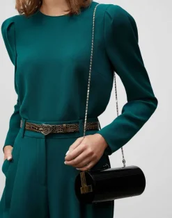Discount Lafayette 148 New York Cylinder Clutch Black