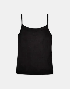 Discount Lafayette 148 New York Fine Gauge Cashmere Camisole Blue Iris