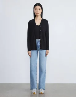 Discount Lafayette 148 New York Fine Gauge Cashmere Camisole Blue Iris