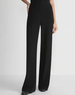 Online Lafayette 148 New York Finesse Crepe Dalton Pant Scarlet