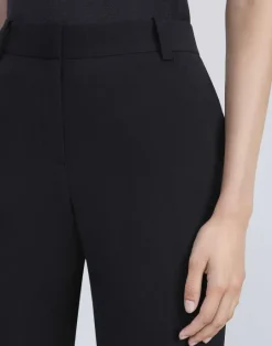 Sale Lafayette 148 New York Finesse Crepe Gates Pant Antique Ruby