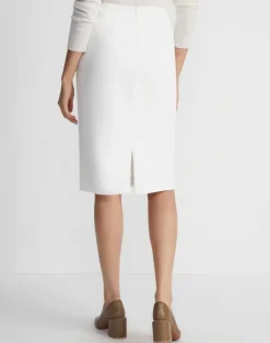 Outlet Lafayette 148 New York Finesse Crepe Pencil Skirt Black