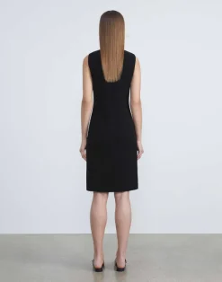 Hot Lafayette 148 New York Finesse Crepe Sheath Dress Black