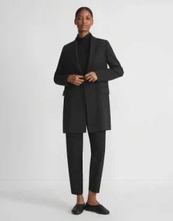 Discount Lafayette 148 New York Fluid Crepe Jones Jogger Pant Black