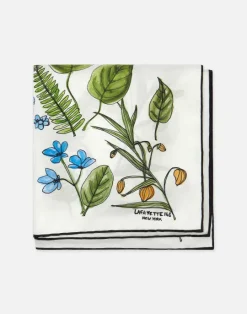 Outlet Lafayette 148 New York Gardens Of New York Print Silk Scarf White Multi