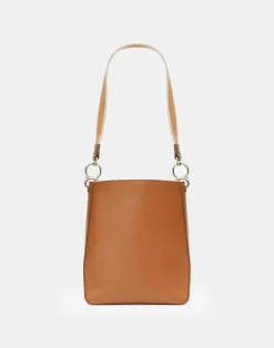 Lafayette 148 New York Grained Calfskin Leather 8 Knot Hobo—Small Cadet Khaki