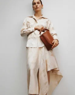 Hot Lafayette 148 New York Grained Calfskin Leather 8 Knot Hobo—Small Cadet Khaki