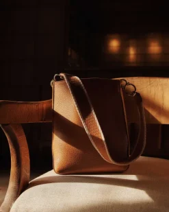 Hot Lafayette 148 New York Grained Calfskin Leather 8 Knot Hobo—Small Cadet Khaki