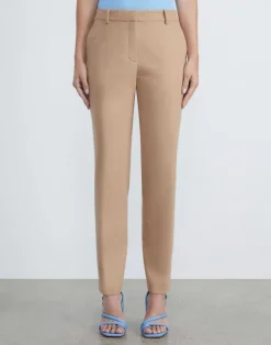 Discount Lafayette 148 New York Hair Clinton Ankle Pant Camel