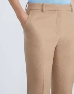 Discount Lafayette 148 New York Hair Clinton Ankle Pant Camel