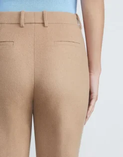 Discount Lafayette 148 New York Hair Clinton Ankle Pant Camel