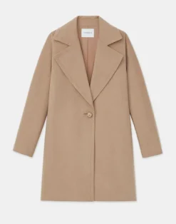 Outlet Lafayette 148 New York Hair Coat Camel
