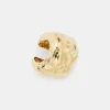 New Lafayette 148 New York Irregular Ear Cuff Pale Gold