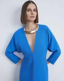 Sale Lafayette 148 New York Lune Brass Collar Necklace Pale Gold