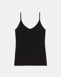 Discount Lafayette 148 New York Mesh Jersey Camisole Cloud
