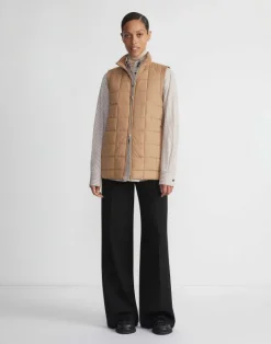 Clearance Lafayette 148 New York Micro Gingham Cotton Poplin High Collar Shirt Dried Blossom Multi