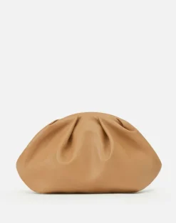New Lafayette 148 New York Nappa Leather Pochette Camel