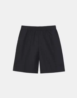 Sale Lafayette 148 New York Organic Cotton Poplin Riverside Short White
