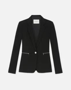 Clearance Lafayette 148 New York Punto Milano Lyndon Blazer Ink