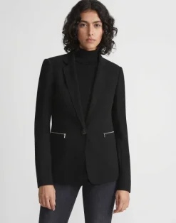 Clearance Lafayette 148 New York Punto Milano Lyndon Blazer Ink