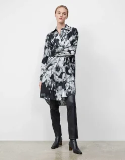 Clearance Lafayette 148 New York Reeve Pant In Silky Stretch Nappa Black