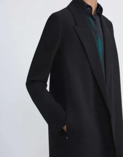 Online Lafayette 148 New York Responsible Finesse Crepe Peak Lapel Jacket Black