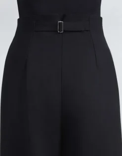 Hot Lafayette 148 New York Responsible Wool Double Face Thames Pant Black