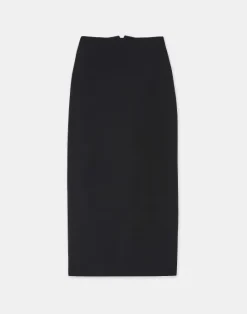 Hot Lafayette 148 New York Responsible Wool Double Face Pencil Skirt Black