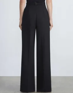 Online Lafayette 148 New York Responsible Wool Double Face Thames Pant Black