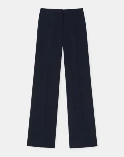 Clearance Lafayette 148 New York Responsible Wool Nouveau Crepe Dalton Pant Cloud