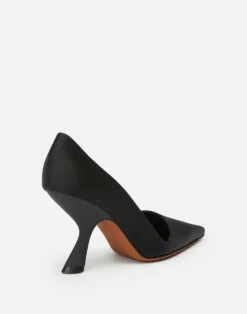 New Lafayette 148 New York Satin Pump Black