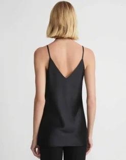 Hot Lafayette 148 New York Silk Charmeuse Bias Tank Latte
