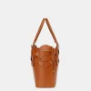 Sale Lafayette 148 New York Vachetta Leather 8 Knot Tote—Large Black