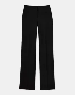 Sale Lafayette 148 New York Wool-Silk Crepe Gates Pant Buff
