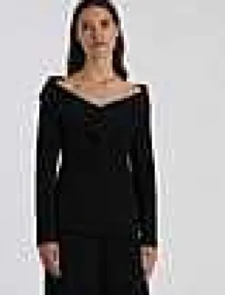 Best Lafayette 148 New York Wool-Silk Crepe Portrait Collar Jacket Black
